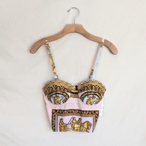 90s Vintage Bustier Top